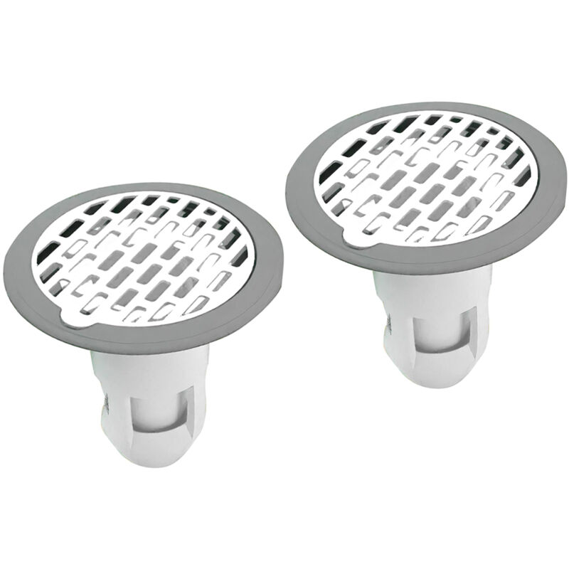 foto del prodotto bebusingoto 2 pezzi, grigio scarico a pavimento per cucina e bagno, eliminatore di odori per scarico a pavimento del lavandino della doccia