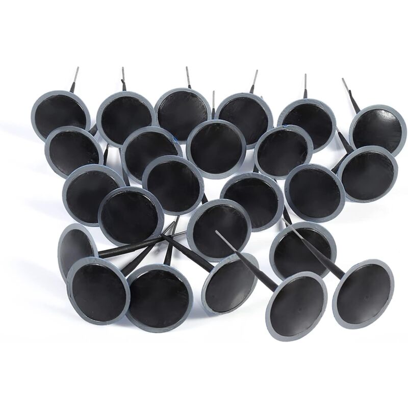 foto del prodotto bebusingoto 24 pezzi di riparazione di forature per pneumatici senza camera d aria per auto, 4,5 mm, con tappo a fungo cablato, per auto, moto,