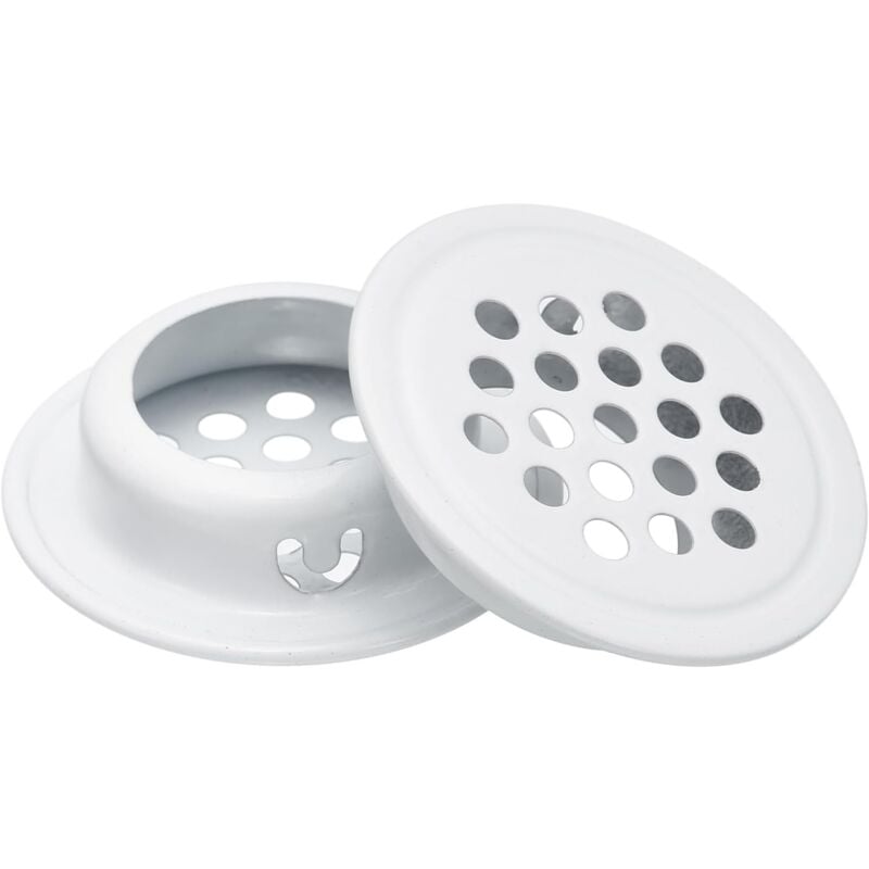 foto del prodotto bebusingoto 30 pezzi 25 mm 1 griglia di ventilazione circolare in acciaio inossidabile con fori di ventilazione a maglie rotonde per mobili da