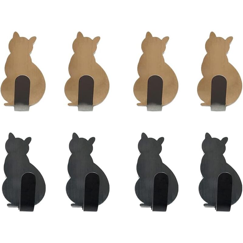 foto del prodotto bebusingoto 8 pezzi ganci adesivi, ganci per asciugamani da cucina, gancio per accappatoio resistente, gancio per asciugamani in acciaio