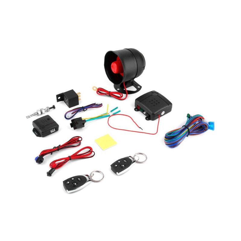 foto del prodotto bebusingoto allarme auto cobra, sistema di sicurezza sostitutivo per auto, sistema di sicurezza universale per sistemi di allarme per veicoli,