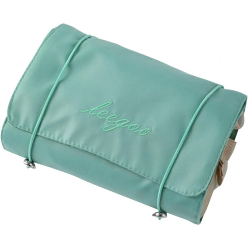 foto del prodotto bebusingoto borsa per il trucco 4 in 1, organizer pieghevole e staccabile per cosmetici, borsa da toilette portatile, borsa portaoggetti per