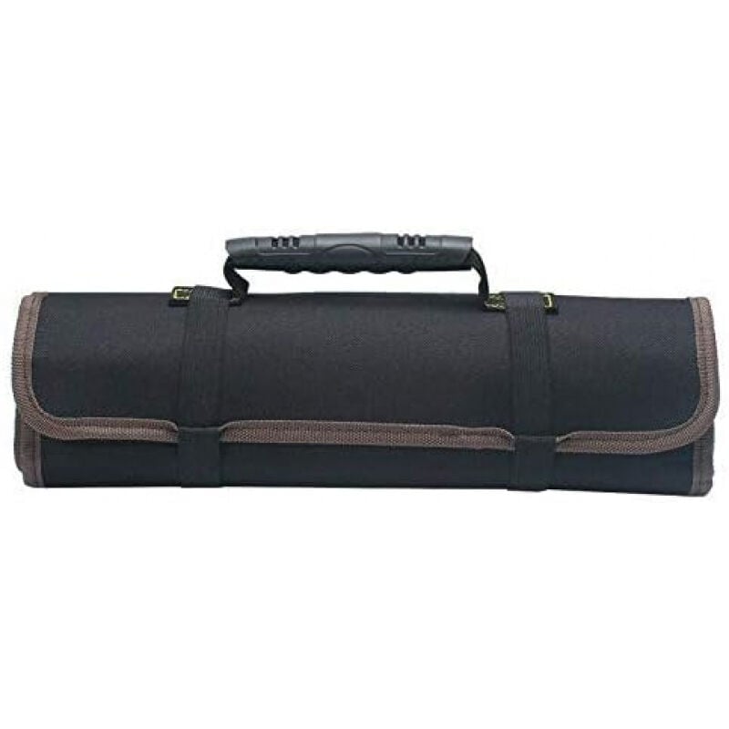 foto del prodotto bebusingoto borsa portautensili nera con 22 tasche, organizer portatile per utensili, 600d senza utensili per giardinaggio, elettricisti e