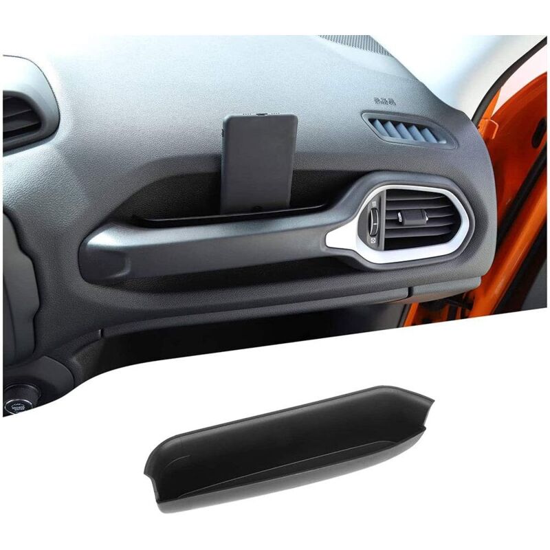 foto del prodotto bebusingoto box portaoggetti per bracciolo, vassoio portaoggetti per bracciolo passeggero adatto per jeep renegade 2015 2020