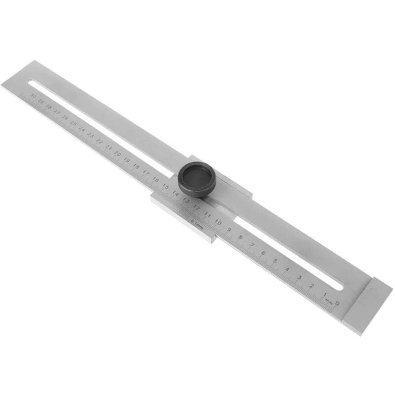 foto del prodotto bebusingoto calibro di marcatura per taglio viti da 0 200 mm 0 250 mm 0 300 mm per lavorazione del legno, acciaio al carbonio, strumento di