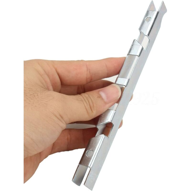 foto del prodotto bebusingoto calibro di profondit universale per catena di motosega combo strumento di pulizia delle scanalature di guida in acciaio al carbonio