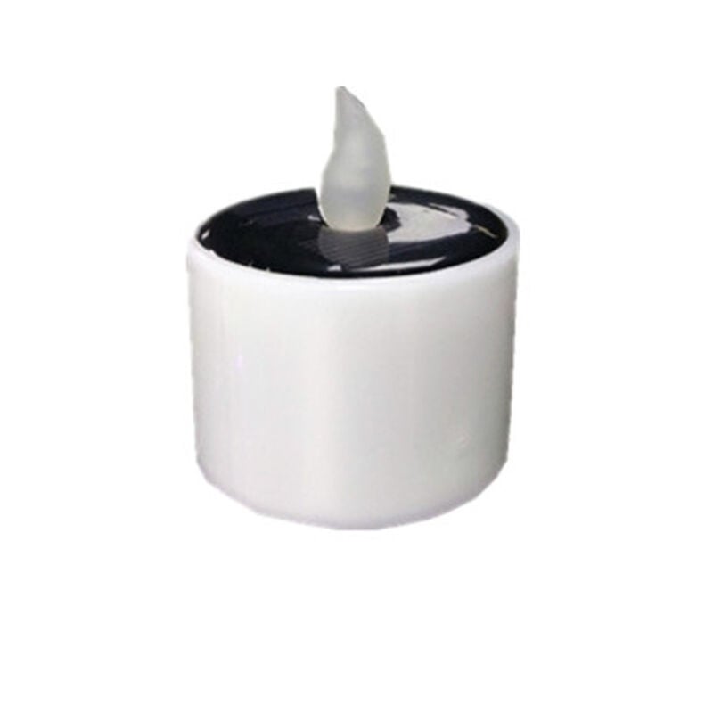 foto del prodotto bebusingoto candela solare set di 4 lumini solari a led, ip65, bianchi