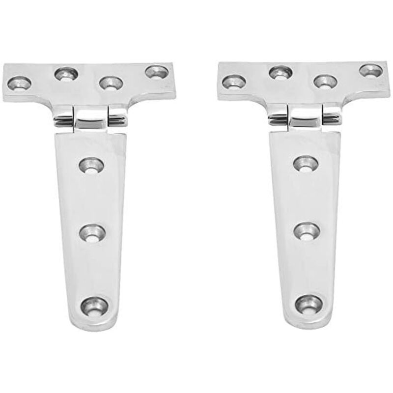 foto del prodotto bebusingoto cerniere a t in acciaio inox ispessito per cancelli da giardino 151 x 75 x 4,5 mm confezione da 2 