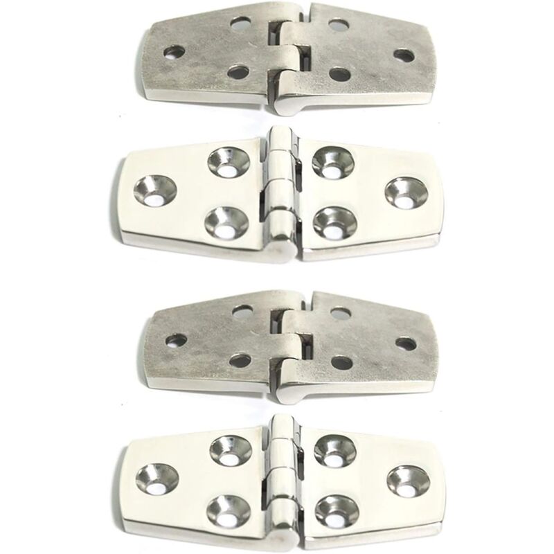 foto del prodotto bebusingoto cerniere per porte in acciaio inox 316 per impieghi gravosi 38 x 102 mm , confezione da 4, per barche, yacht, roulotte, camper.