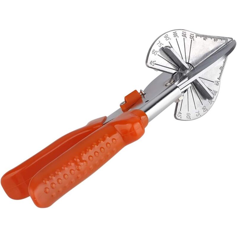 foto del prodotto bebusingoto cesoie angolari, taglierine per legno tenero, rifilatore per bordi multi angolo da 45 135 gradi, cesoie per giunti per il taglio di