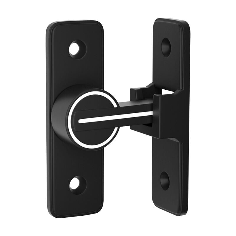 foto del prodotto bebusingoto chiusura per porta scorrevole interna luminosa 90 gradi , chiusura a gancio inclinabile a 90 , per porta e finestra