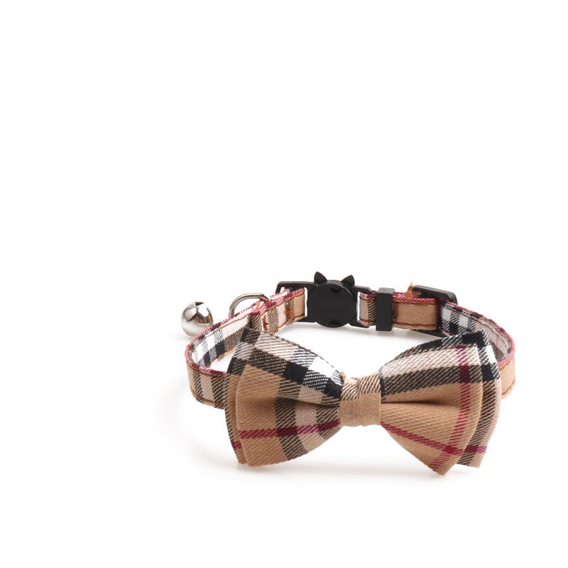 foto del prodotto bebusingoto collare per cani, collare regolabile con papillon, collare per animali domestici, collari morbidi con papillon per cani di piccola,