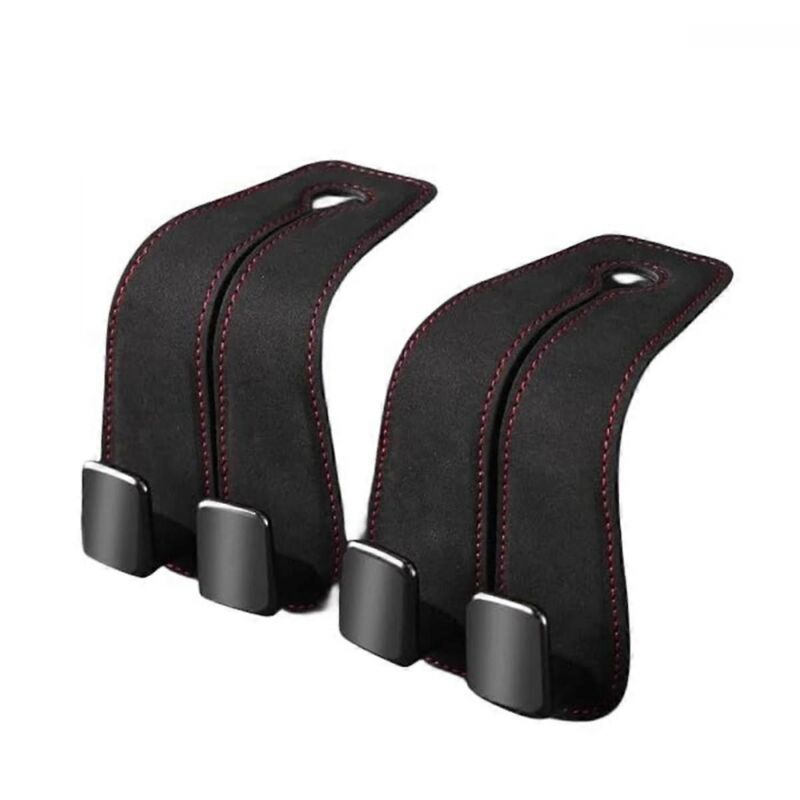 foto del prodotto bebusingoto confezione da 2 ganci doppi per schienale sedile auto, ganci personalizzati per schienale sedile auto, accessori interni in metallo