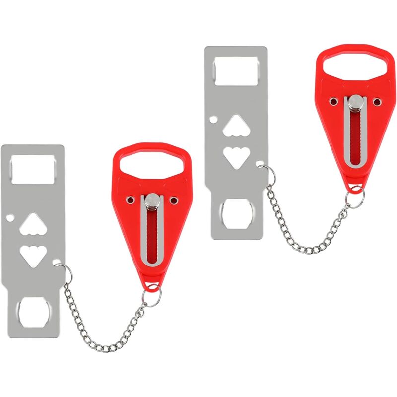 foto del prodotto bebusingoto confezione da 2 serrature portatili per impedire l accesso non autorizzato, serratura extra per la privacy e la sicurezza in casa,