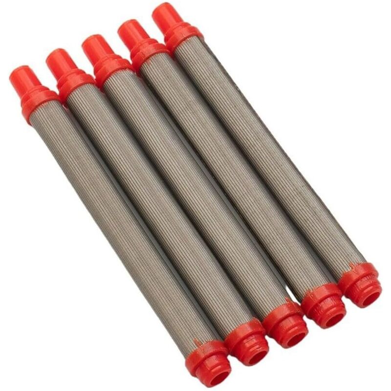 foto del prodotto bebusingoto confezione da 5 filtri per vernice airless in acciaio inossidabile da 200 maglie per pistola per vernice airless wagner