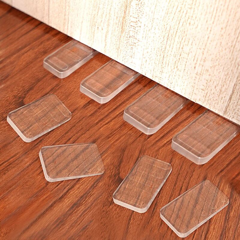 foto del prodotto bebusingoto confezione da 8 spessori trasparenti in plastica per tavoli, spessori di livellamento per lavori di ristrutturazione, con capacit di