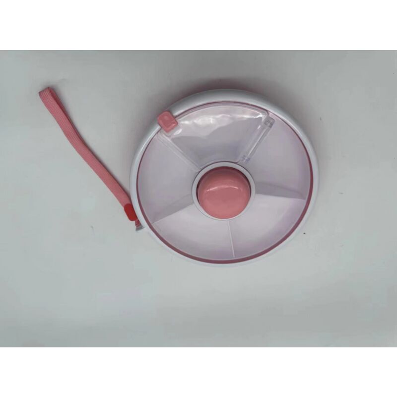 foto del prodotto bebusingoto contenitore per snack ad alta capacit con coperchio plastica sigillata, anti umidit , girevole, portatile, multiuso