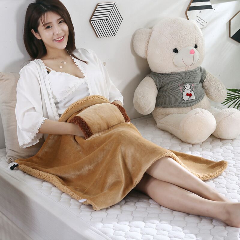 foto del prodotto bebusingoto coperta elettrica riscaldante a basso voltaggio, portatile, lavabile e sicura, con usb da 5 v, a risparmio energetico