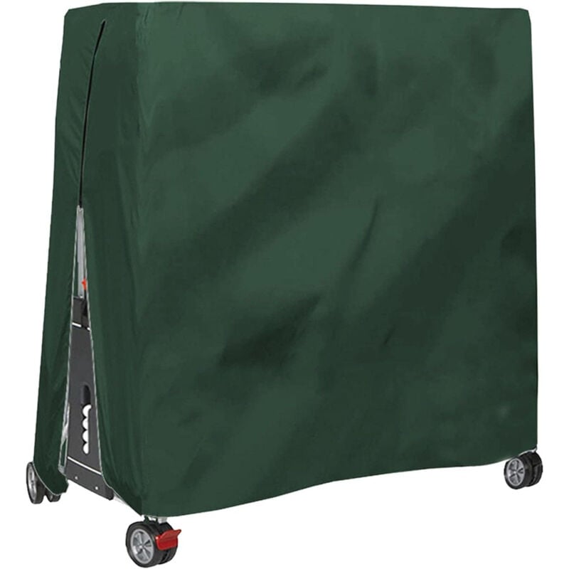 foto del prodotto bebusingoto copertura per tavolo da ping pong da esterno impermeabile e antipolvere, 165x70x185 cm verde 