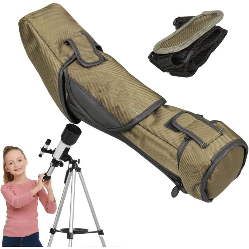 foto del prodotto bebusingoto custodia per telescopio, borsa portaoggetti per telescopio borsa per il trasporto di telescopi in nylon multifunzione con tracolla