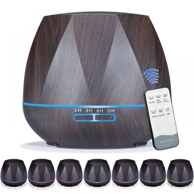foto del prodotto bebusingoto diffusore di oli essenziali da 550 ml, telecomando 6 in 1 aggiornato, umidificatore a ultrasuoni a nebbia fredda per aromaterapia, luci