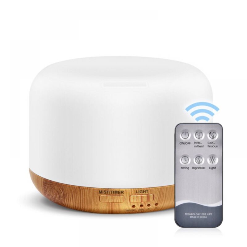foto del prodotto bebusingoto diffusore di oli essenziali premium da 300 ml con telecomando, umidificatore di oli aromatici a ultrasuoni 5 in 1, timer e spegnimento