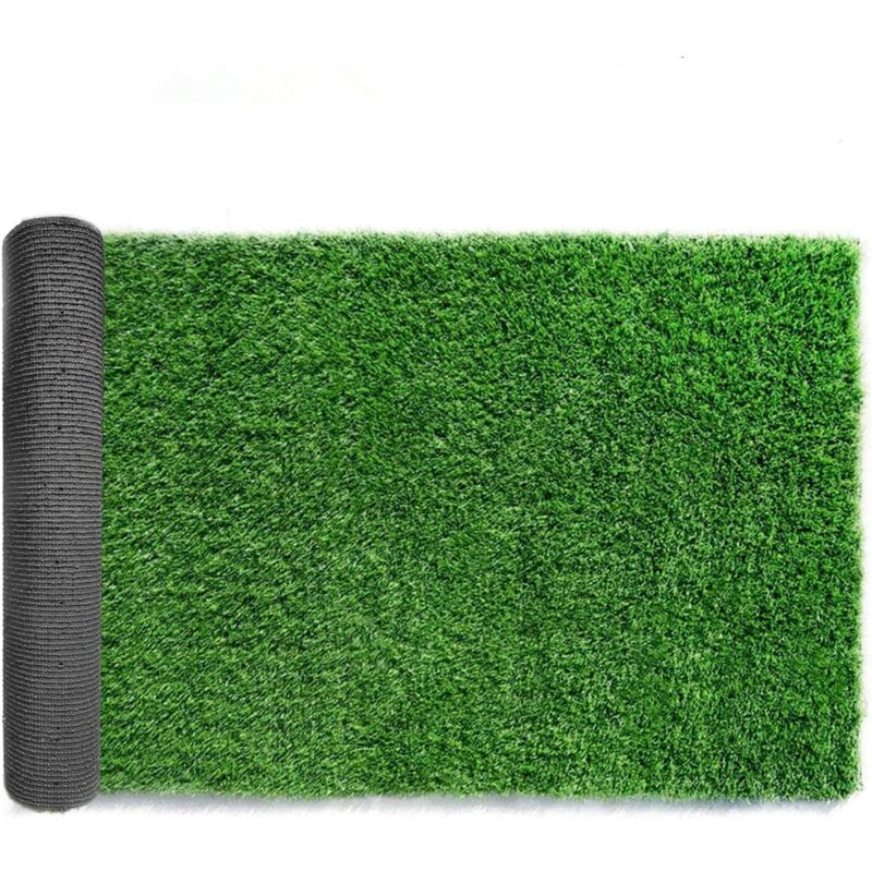 foto del prodotto bebusingoto erba sintetica di alta qualit , erba sintetica ad alta densit , prato naturale realistico per cani da giardino 1 m x 1 m 