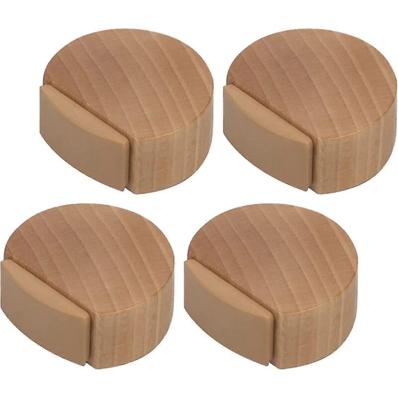 foto del prodotto bebusingoto fermaporta adesivo fermaporta in legno per pavimenti e parquet fermaporta adesivo fermaporta discreto ed elegante set da 4