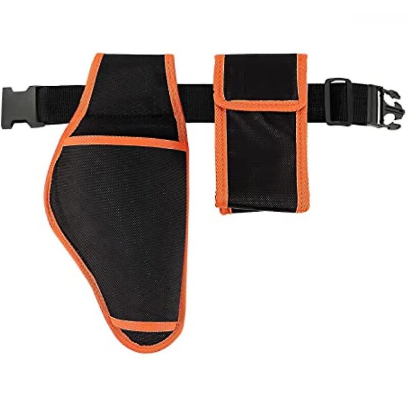 foto del prodotto bebusingoto - fondina per cintura portautensili da giardino, marsupio portautensili regolabile, fondina per potatore elettrico con marsupio per cintura per accessori da potatore da giardino