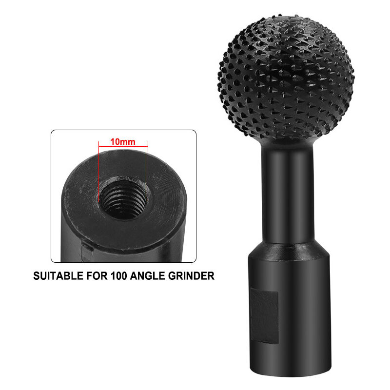 foto del prodotto bebusingoto fresa rotante, accessori per smerigliatrice angolare per lavorazione del legno, fresa ad anello con sgorbia a sfera con diametro, frese