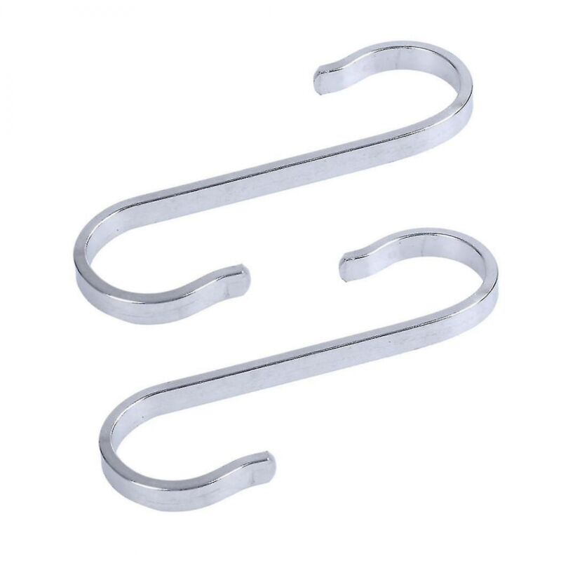 foto del prodotto bebusingoto ganci a forma di s in acciaio inossidabile, robusti, per appendiabiti da cucina, 19x19 mm