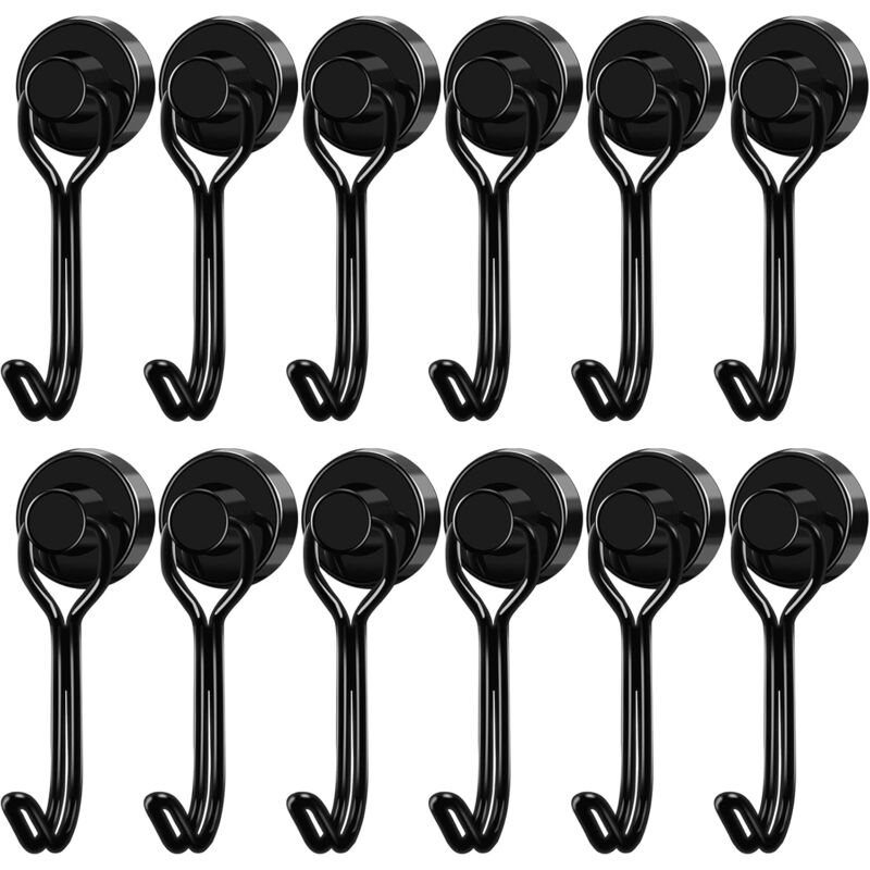 foto del prodotto bebusingoto ganci magnetici, ganci magnetici girevoli per cabina da crociera, rivestiti in resina epossidica per accessori essenziali per navi da
