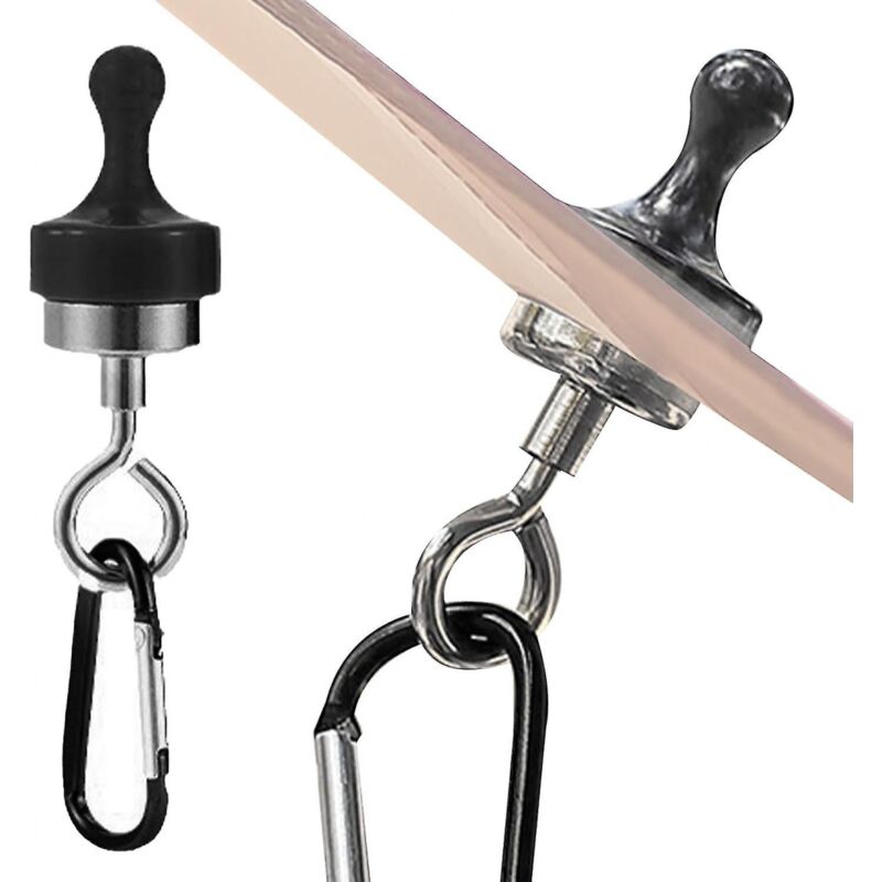 foto del prodotto bebusingoto ganci magnetici potenti per riporre oggetti in garage, ganci magnetici con elevata capacit di carico per casa, ufficio, cucina