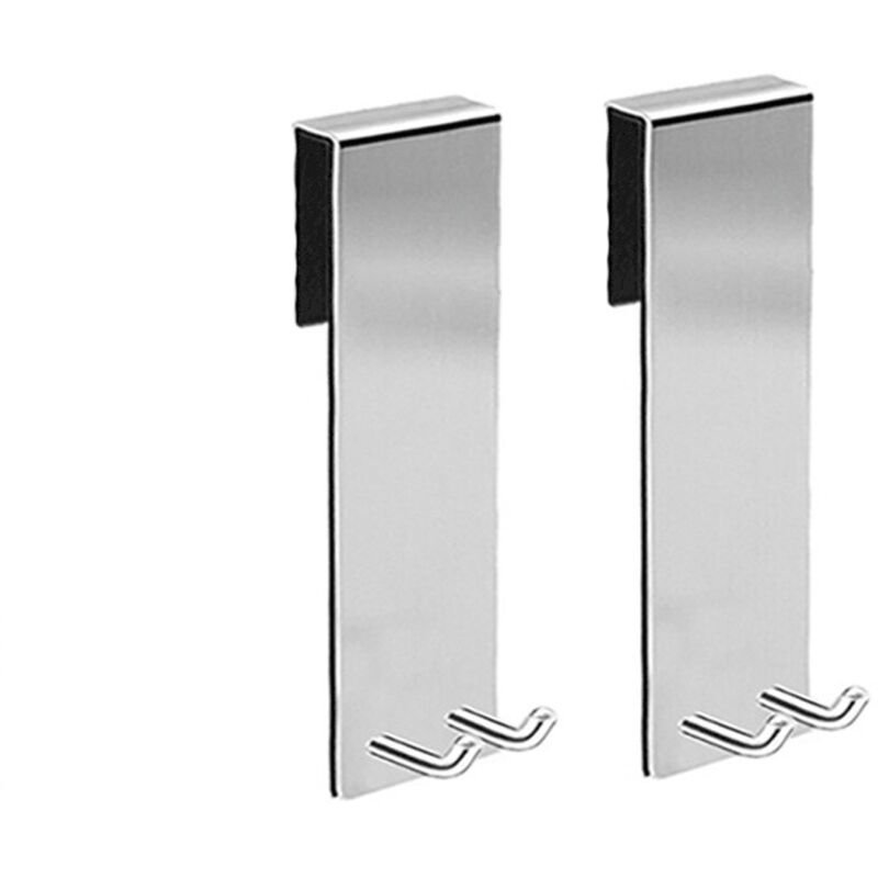 foto del prodotto bebusingoto ganci per porta doccia, ganci per asciugamani, non richiedono foratura, adatti per vetri spessi 6 12 mm, acciaio inox
