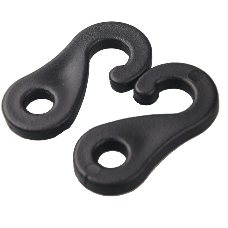 foto del prodotto bebusingoto gancio a forma di s in plastica ecologica, 20 pezzi, tenditore per corda per tenda, per fissare tende, escursioni, attivit all aperto,