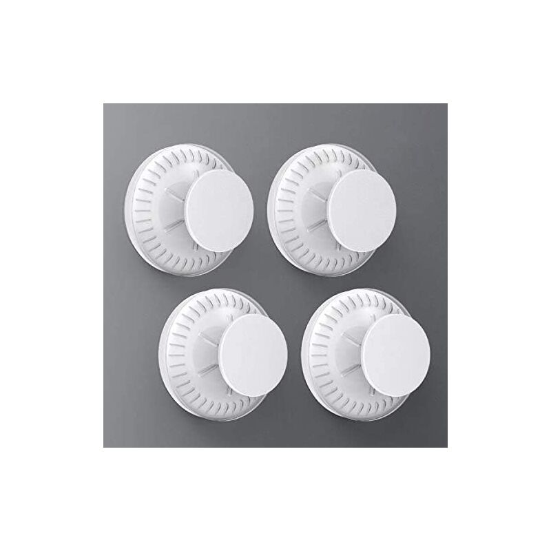 foto del prodotto bebusingoto gancio da parete con ventosa, gancio da parete in plastica super resistente, riutilizzabile, set di 4 ganci per asciugamani crown