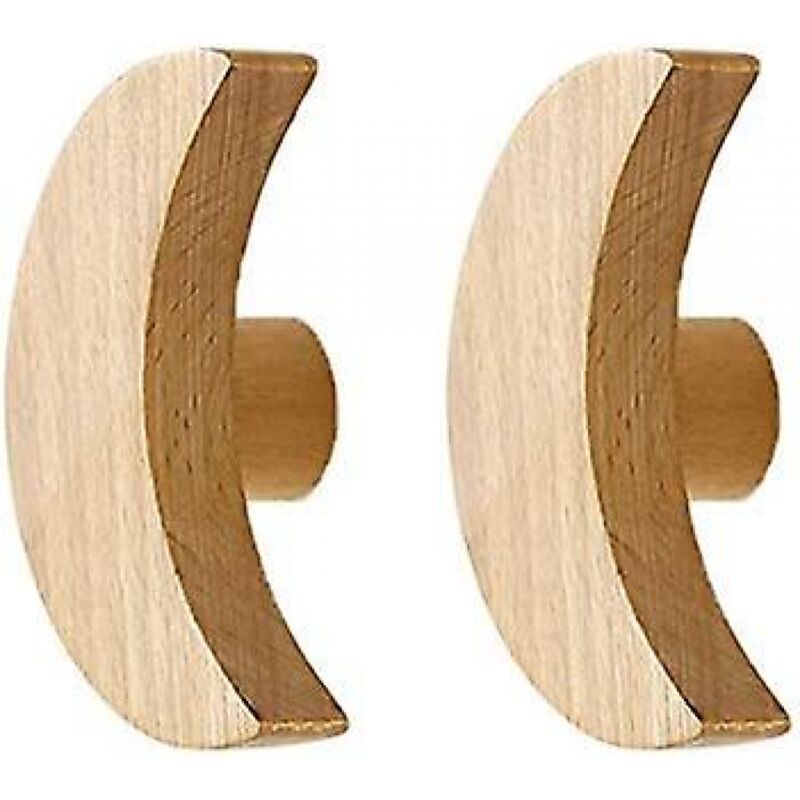 foto del prodotto bebusingoto gancio da parete in legno per bambini, attaccapanni da parete per borse, asciugamani e vestiti da esterno, arredamento scandinavo