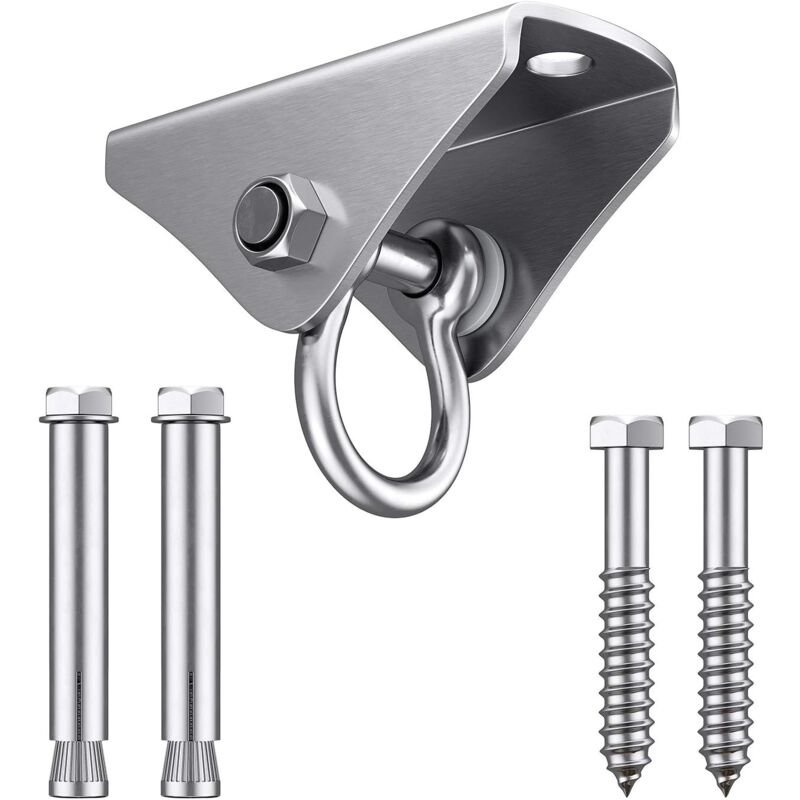 foto del prodotto bebusingoto gancio per soffitto, gancio per sacco da boxe, gancio per sospensione fitness, gancio per soffitto e parete per amaca, sedia, altalena