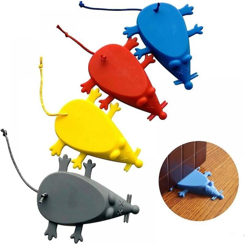 foto del prodotto bebusingoto impugnatura universale in silicone per mouse pad, protezione a cuneo per il supporto delle dita confezione da 4, vari colori 
