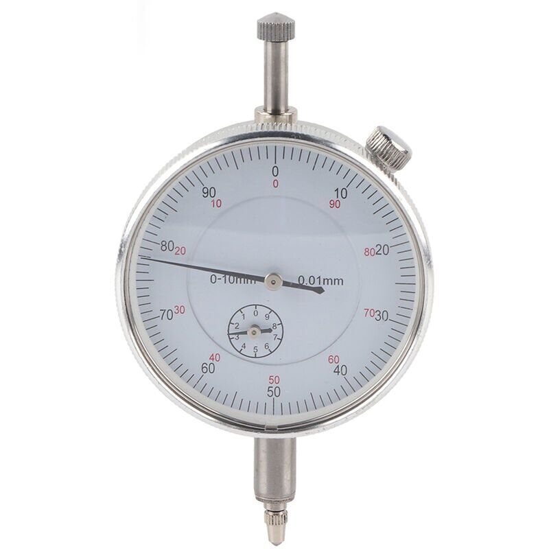 foto del prodotto bebusingoto indicatore a quadrante da 0 10 mm, misuratore di precisione da 0,01 mm, strumento di misurazione ad alta precisione