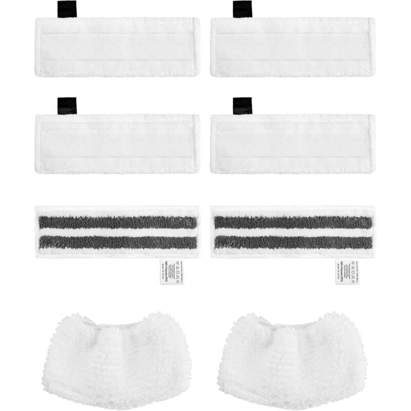 foto del prodotto bebusingoto kit 8 accessori per pulitore a vapore k rcher sc2 sc3 sc4 sc5 include 6 cuffie in microfibra 2 panni di ricambio per mocio
