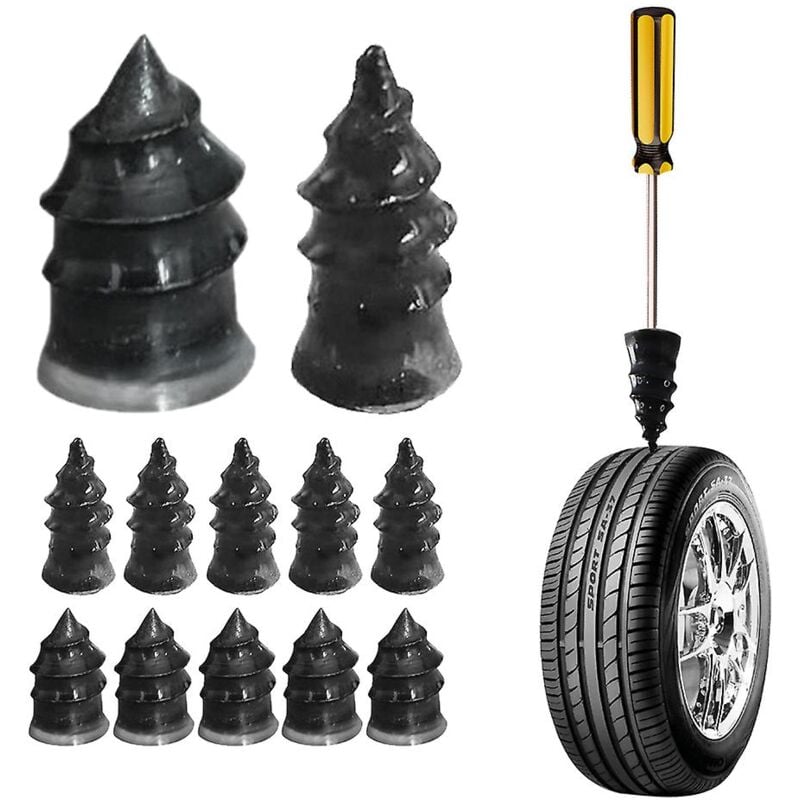 foto del prodotto bebusingoto kit di riparazione pneumatici a vuoto per scooter, strumento di riparazione forature per pneumatici senza camera d aria l 