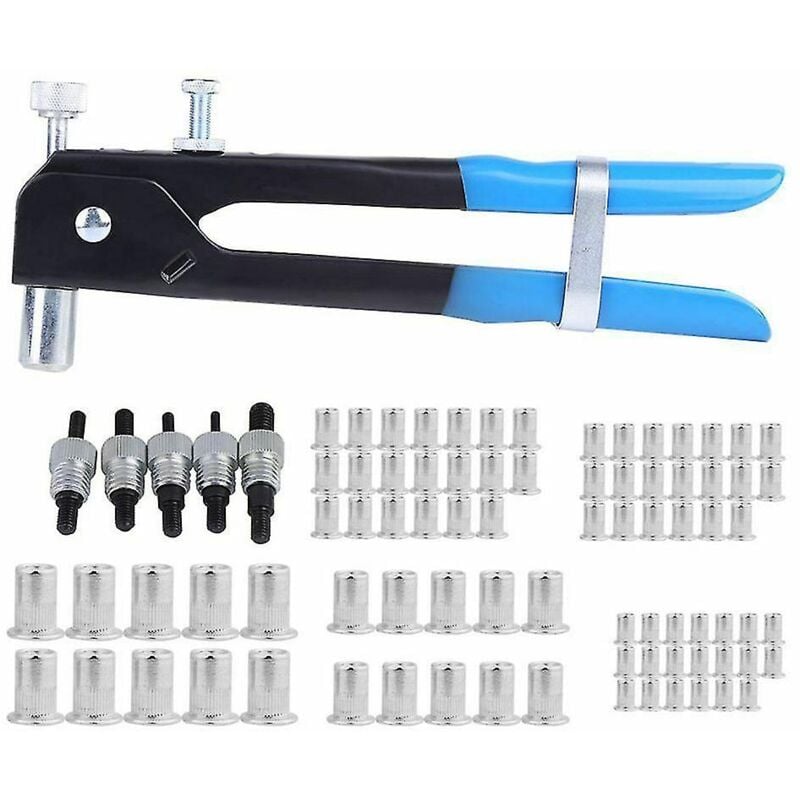 foto del prodotto bebusingoto kit di rivetti manuali per dadi per rivetti ciechi m3 m8