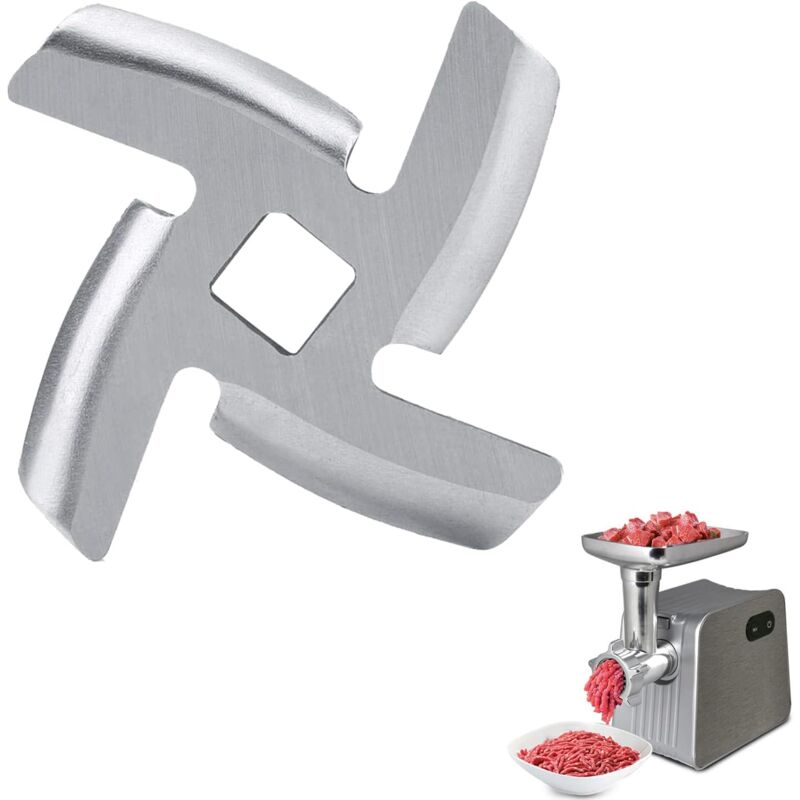 foto del prodotto bebusingoto lama per tritacarne, lame per tritacarne, coltello per tritacarne, lama per tritacarne in acciaio inossidabile, lama di ricambio per
