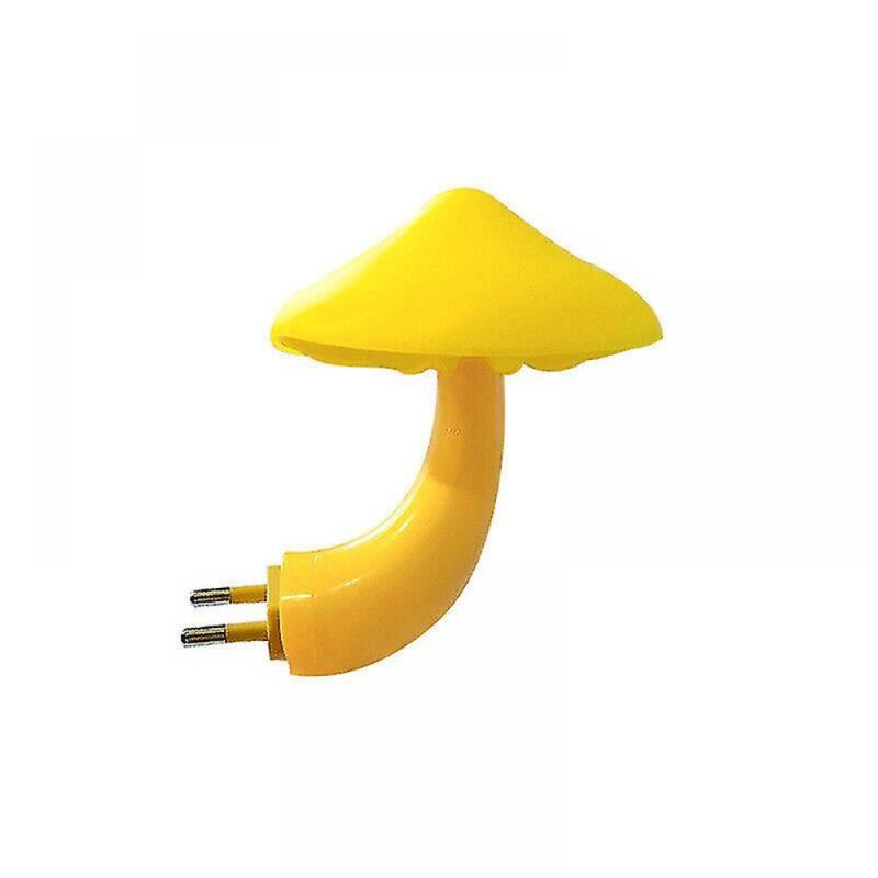 foto del prodotto bebusingoto lampada da parete con luce notturna a fungo a 2 led, spina ue, controllo della luce bianca calda