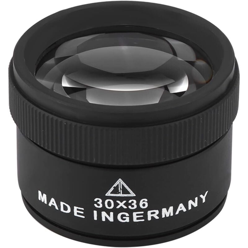 foto del prodotto bebusingoto lente d ingrandimento per gioielli 30x, lente d ingrandimento professionale per monete, lente ottica, lega placcata, mini microscopio
