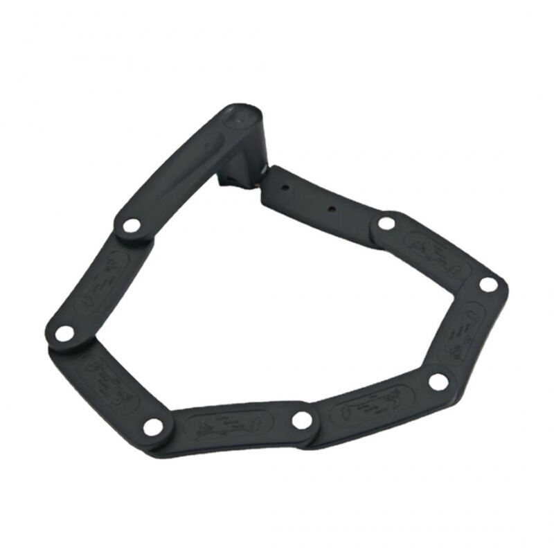 foto del prodotto bebusingoto lucchetto pieghevole per bicicletta, lucchetto portatile per biciclette e monopattini elettrici, con 2 chiavi e staffa di montaggio.