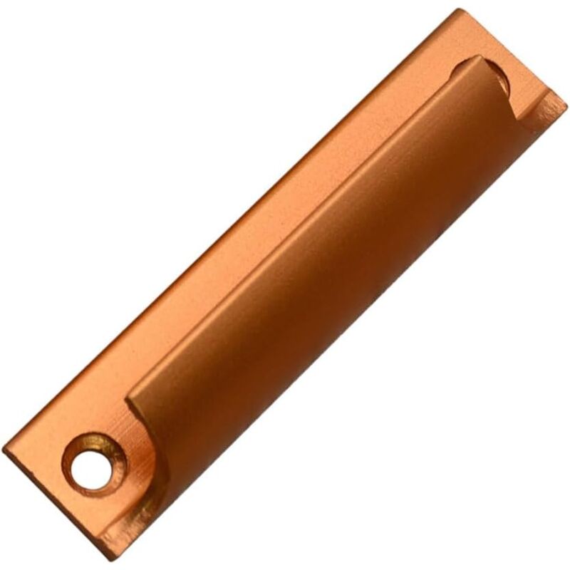 foto del prodotto bebusingoto maniglia per finestra in 2 pezzi, lunghezza totale 90 mm, maniglia per mobile, maniglia scorrevole per cassetto in lega di alluminio,