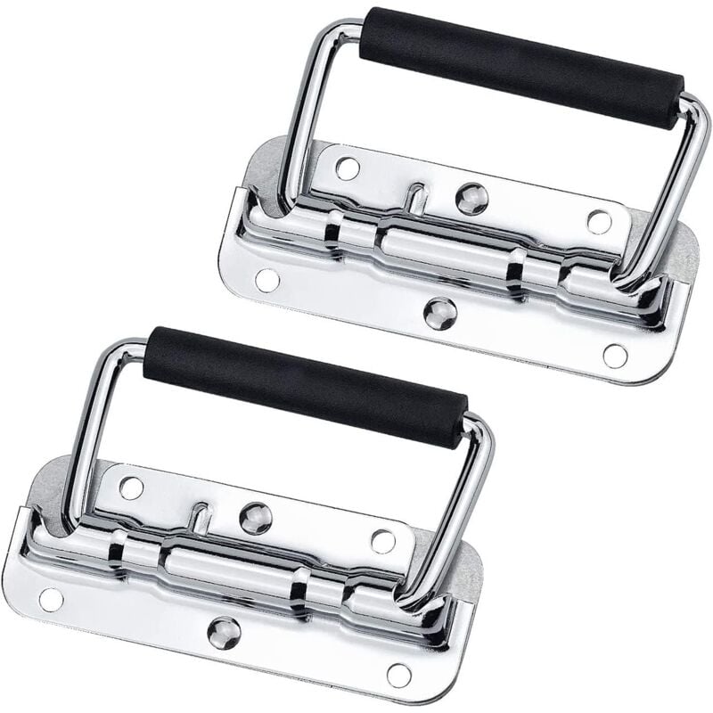 foto del prodotto bebusingoto maniglie per porte in metallo, maniglie pieghevoli a molla, maniglie per cassettiere in metallo, maniglie per registratori di cassa