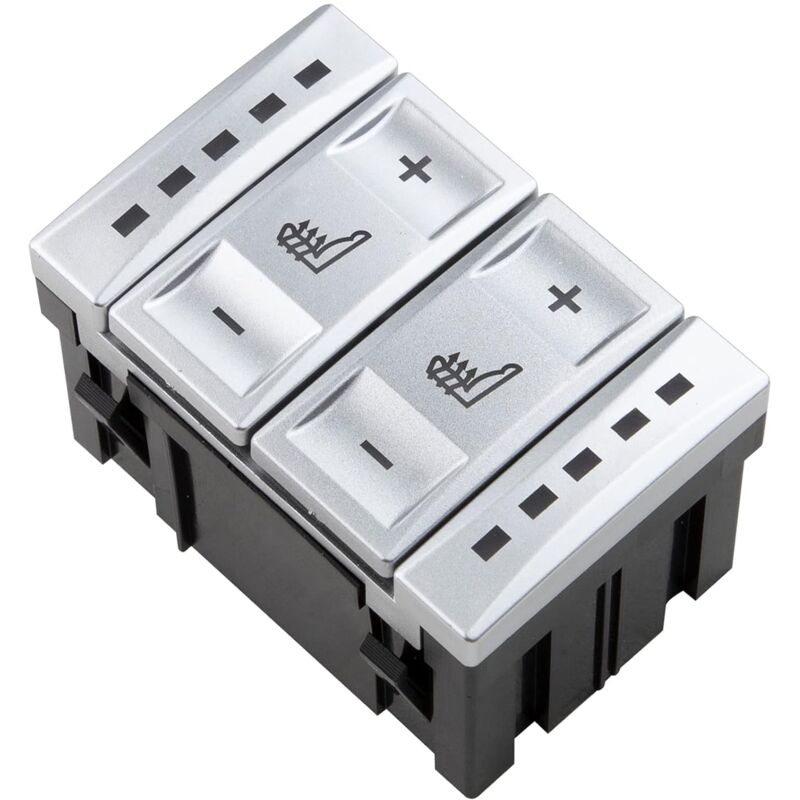 immagine 0 del prodotto bebusingoto manopola di controllo del riscaldamento del sedile compatibile con galaxy mk3 s max mondeo mk4 6m2t19k314ac bs7t19k314ab argento